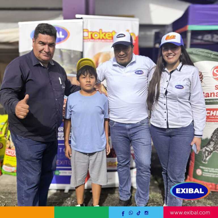 EXIBAL participó en la Feria Pecuaria de la Integración Amazónica en El Puyo, presentando soluciones agroindustriales e impulsando la productividad del campo.